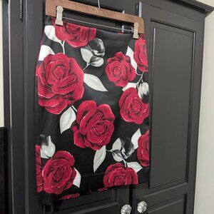White House Black Market Rose Pencil Skirt Size 0